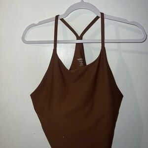 Old Navy Active Brown Halter Top